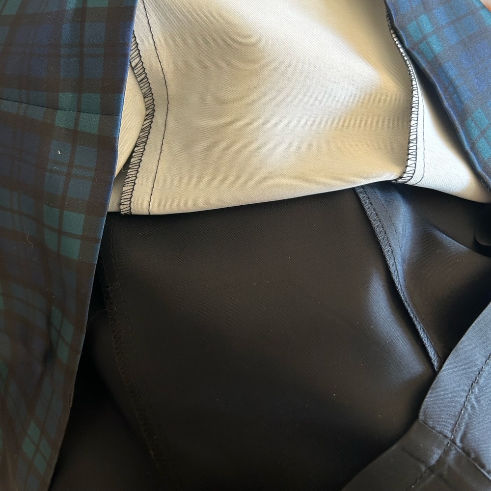 Brooks Brothers 346 Sheath Fit & Flare Dress Black Watch Tartan Plaid Size 4 NWT - Picture 15 of 16